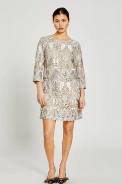 Best Bruuns Bazaar AbutilonBBKata dress - Silver Beige