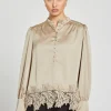 Sale Bruuns Bazaar Acacia Katara blouse - Plaza Taupe