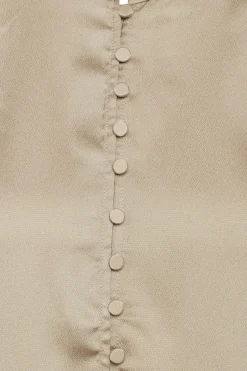 Sale Bruuns Bazaar Acacia Katara blouse - Plaza Taupe