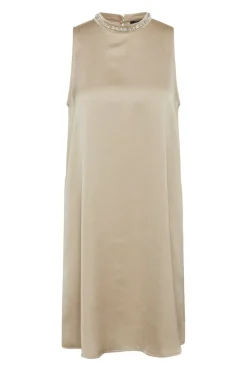 Hot Bruuns Bazaar Acacia Narin jurk - Plaza Taupe