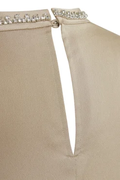 Hot Bruuns Bazaar Acacia Narin jurk - Plaza Taupe