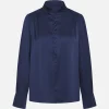 Outlet Bruuns Bazaar AcaciaBBChatrine blouse - Medieval Blue