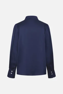 Outlet Bruuns Bazaar AcaciaBBChatrine blouse - Medieval Blue