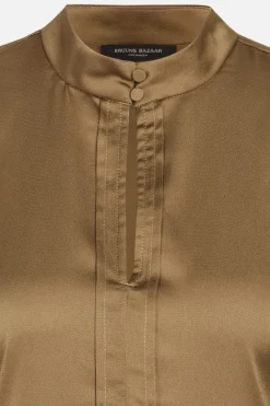 New Bruuns Bazaar AcaciaBBClarenas jurk - Shitake