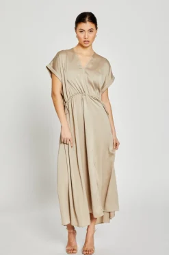Sale Bruuns Bazaar AcaciaBBGalina jurk - Plaza Taupe