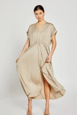 Sale Bruuns Bazaar AcaciaBBGalina jurk - Plaza Taupe