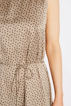 Online Bruuns Bazaar AcaciaBBKarola dress - Oxford Tan dot print