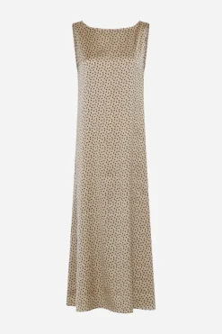 Online Bruuns Bazaar AcaciaBBKarola dress - Oxford Tan dot print