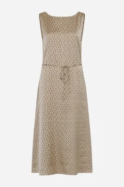Online Bruuns Bazaar AcaciaBBKarola dress - Oxford Tan dot print