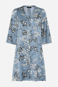 Sale Bruuns Bazaar AcaciaBBMajlyas dress - Dusty blue flower print