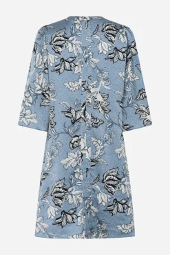 Sale Bruuns Bazaar AcaciaBBMajlyas dress - Dusty blue flower print