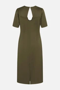 Sale Bruuns Bazaar AcaciaBBNemi jurk - Donker olijfgroen