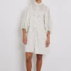 Discount Bruuns Bazaar AcaciaBBSarias jurk - Lichte vierkante print
