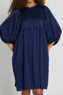 Clearance Bruuns Bazaar AcaciaBBSarina dress - Medieval Blue