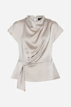 Fashion Bruuns Bazaar AcaciaBBTinja blouse - Silver Cloud