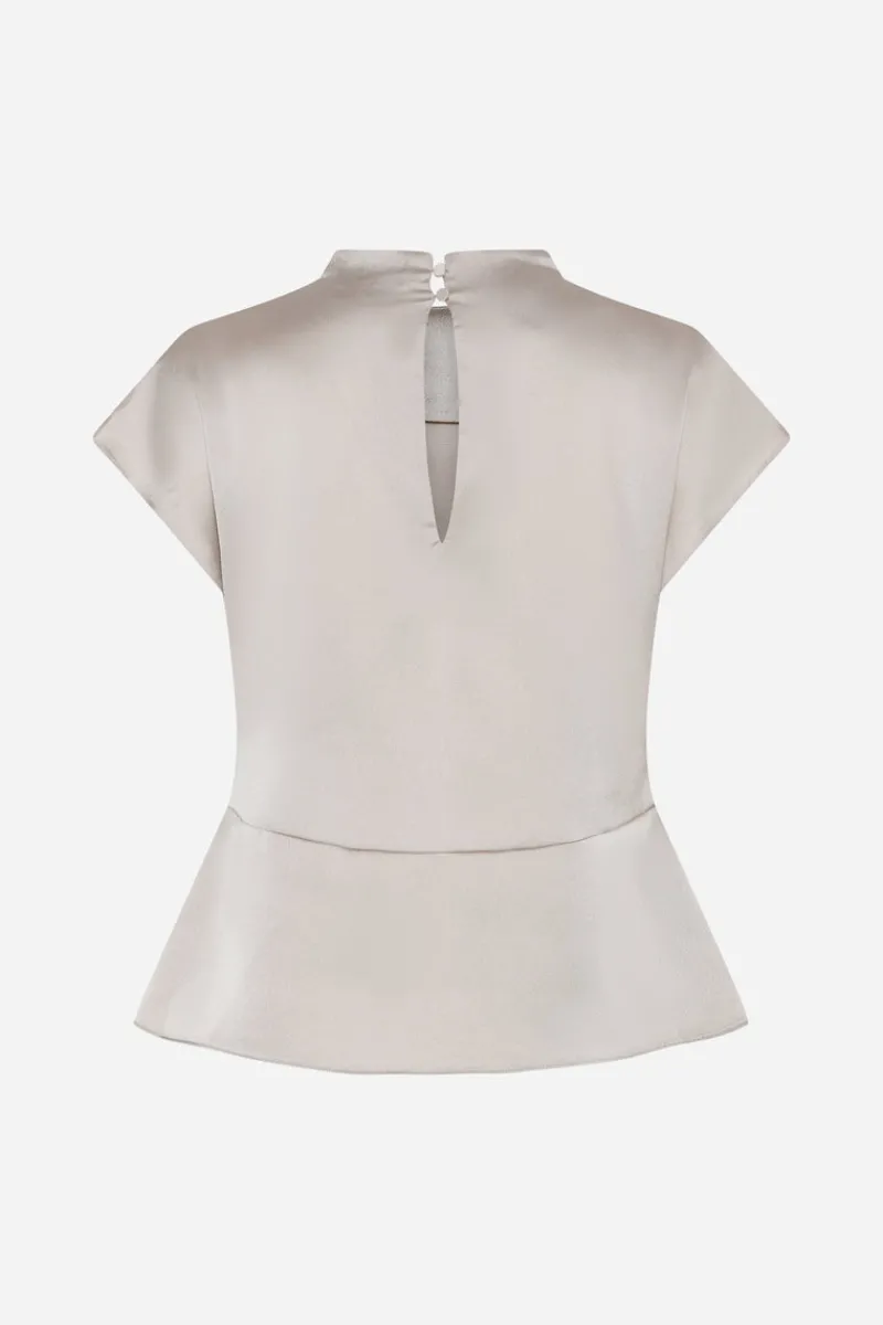 Fashion Bruuns Bazaar AcaciaBBTinja blouse - Silver Cloud