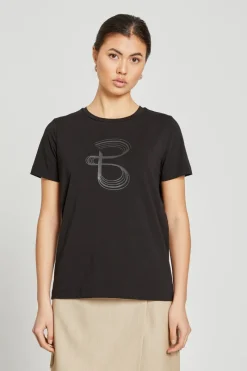 New Bruuns Bazaar AlnusBBRuba T-shirt - Zwart