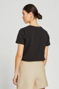 New Bruuns Bazaar AlnusBBRuba T-shirt - Zwart