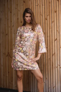 Fashion Bruuns Bazaar AlternifoliusBBKeiran dress - Multi Flower sequins