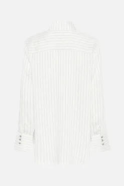 Fashion Bruuns Bazaar AmaranthBBZanne shirt - White stripe