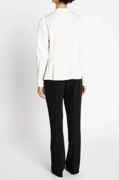 Discount Bruuns Bazaar AmaranthBBZea shirt - White stripe