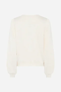 Online Bruuns Bazaar AnemoneBBCarlinas cardigan - White Cream melange