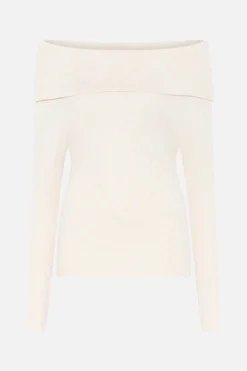 Online Bruuns Bazaar AnemoneBBTonna knit - White Cream melange