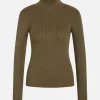 Best Bruuns Bazaar AnemonesBBBatildas knit - Shitake / Gold lurex