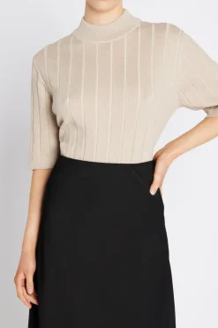 Hot Bruuns Bazaar AnemonesBBGlady knit - Sand with lurex