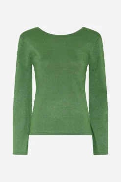 Outlet Bruuns Bazaar AnemonesBBYasmin knit - Fresh Green with lurex
