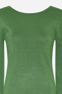 Outlet Bruuns Bazaar AnemonesBBYasmin knit - Fresh Green with lurex
