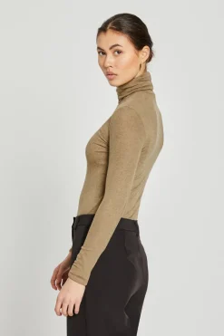 Clearance Bruuns Bazaar AngelaBB Rolkraag - Shitake Melange