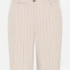 Best Bruuns Bazaar ApricotBBDoda shorts - Light Grey stripes