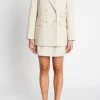 Best Bruuns Bazaar ApricotBBLinda blazer - Light Grey stripes