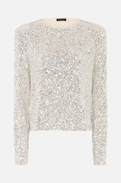 Clearance Bruuns Bazaar AraluBBCasi blouse - Beige/Silver