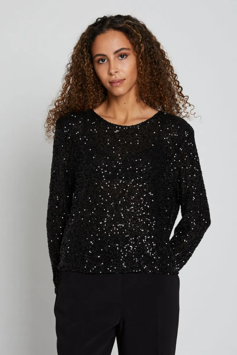 New Bruuns Bazaar AraluBBCasi blouse - Black