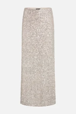 New Bruuns Bazaar AraluBBJoanelle skirt - Beige/Silver