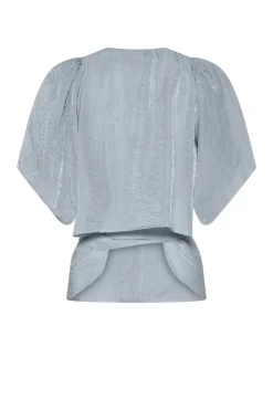 Fashion Bruuns Bazaar ArecaBBChanta blouse - Light Dusty blue