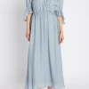 Sale Bruuns Bazaar ArecaBBLusiel dress - Light Dusty blue
