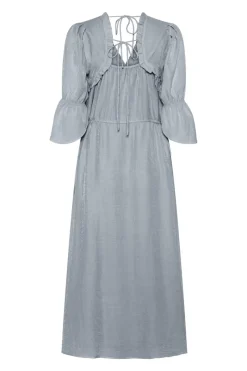Sale Bruuns Bazaar ArecaBBLusiel dress - Light Dusty blue