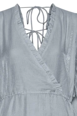 Sale Bruuns Bazaar ArecaBBLusiel dress - Light Dusty blue