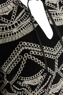 Best Bruuns Bazaar ArvensisBBABami jurk - Zwart/Creme