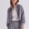 Hot Bruuns Bazaar BayBBGinea jacket - Grey Check