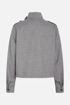 Hot Bruuns Bazaar BayBBGinea jacket - Grey Check