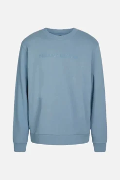 Sale Bruuns Bazaar BirkBB ronde hals - asblauw