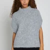 New Bruuns Bazaar BuckeyeBBHira knit vest - Grey Melange