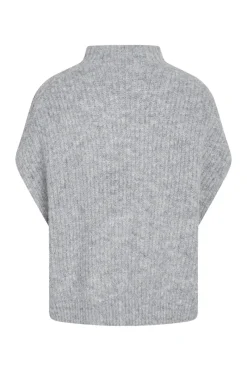 New Bruuns Bazaar BuckeyeBBHira knit vest - Grey Melange