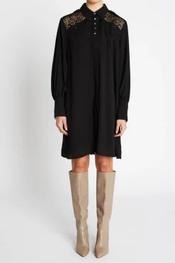 Hot Bruuns Bazaar CamillaBBViena dress - Black