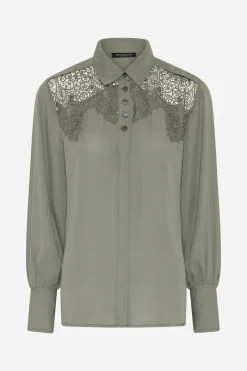 Outlet Bruuns Bazaar CamillaBBVienara shirt - Deep Olive
