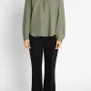 Hot Bruuns Bazaar CamillaBBZigrid blouse - Deep Olive